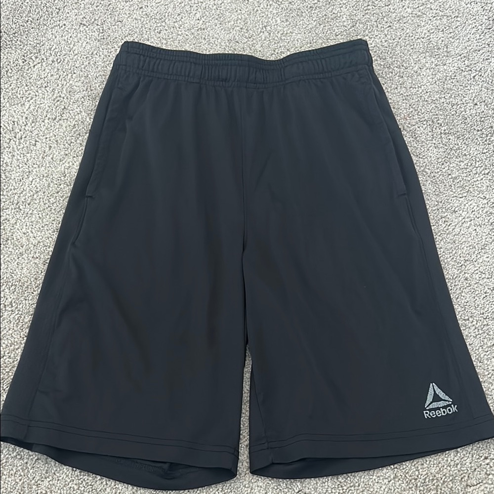 Reebok Black Athletic Shorts Lightweight Breathable Design